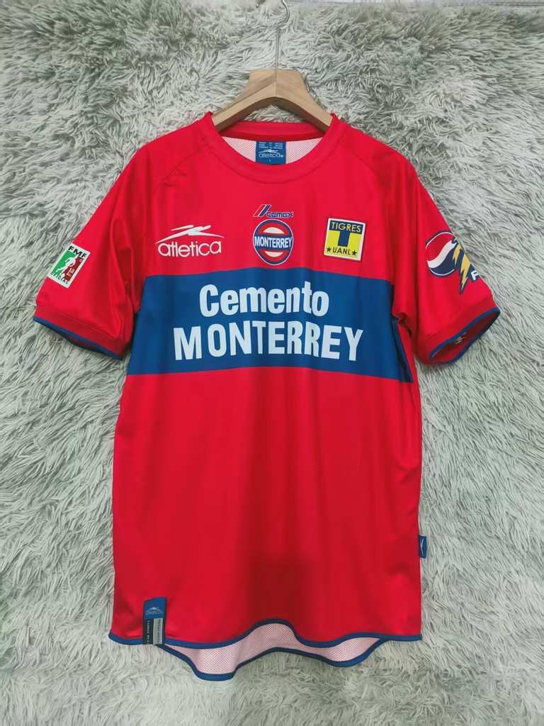 02 03 Tigres Away Retro S-2XL 02 03 老虎 客场 复古