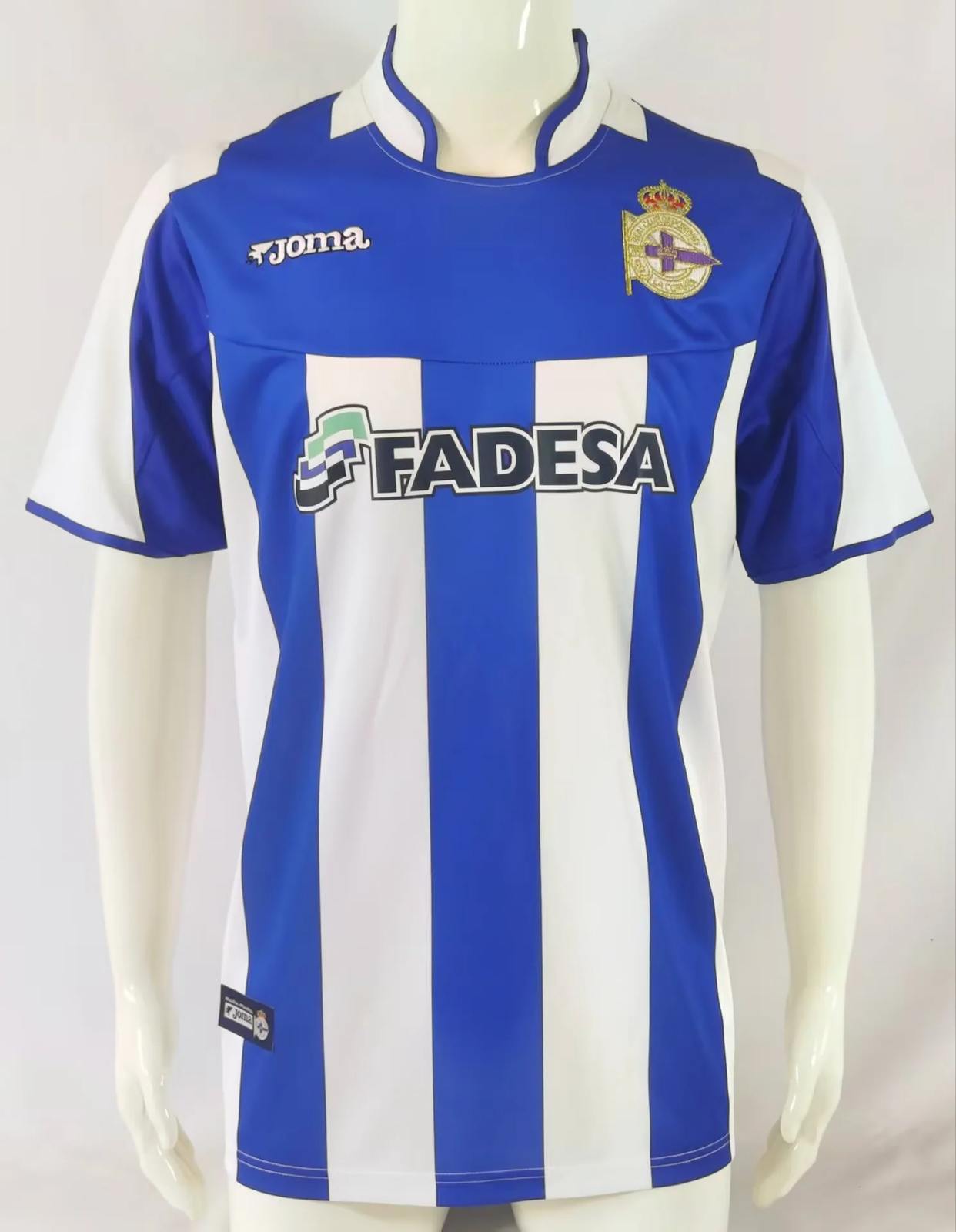 03 04 Deportivo de La Coruna home Retro size S-2XL 03 04 拉科鲁尼亚 主场