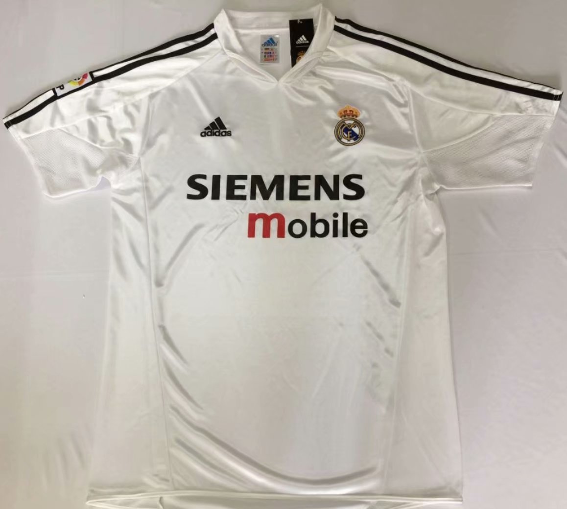03 Real Madrid Home Retro S-XXL 03 皇马 主场 复古 短袖 S-XXL