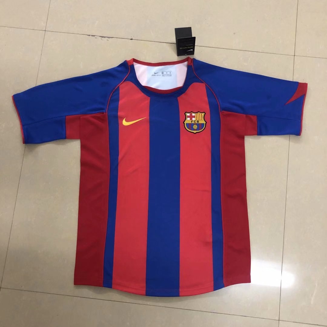 04 05 Barcelona home retro S-XXL 04 05 巴萨 主场 复古 S-2XL