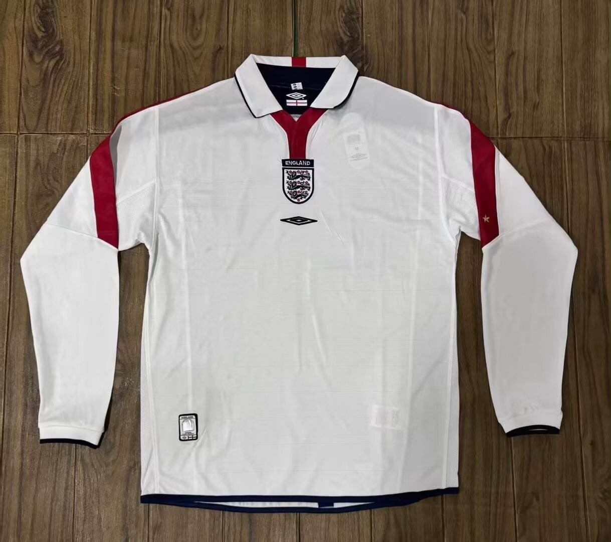 04 05 England Home Long Sleeve Retro 04 05 英格兰 主场 长袖 复古