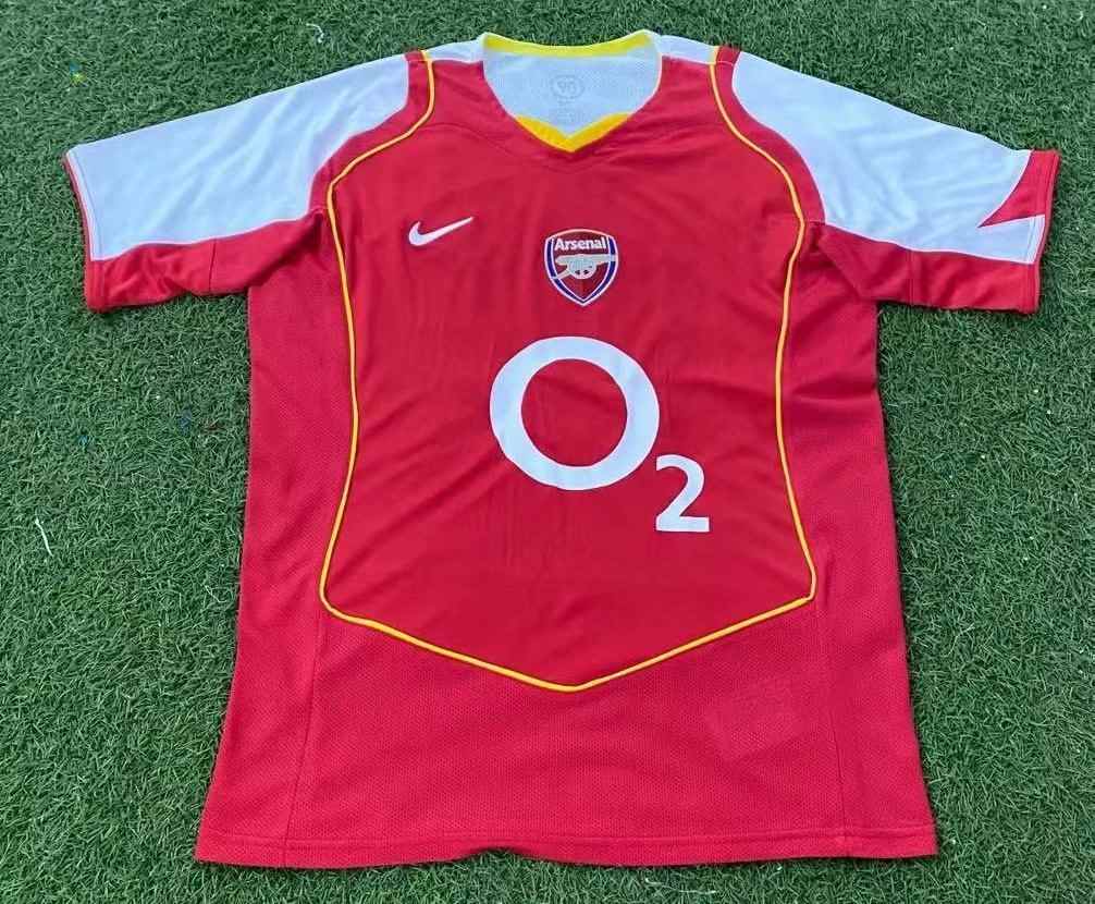 04-05 Arsenal home short sleeve retro S-XXL 04-05 阿森纳 主场 短袖 复古 S-XXL