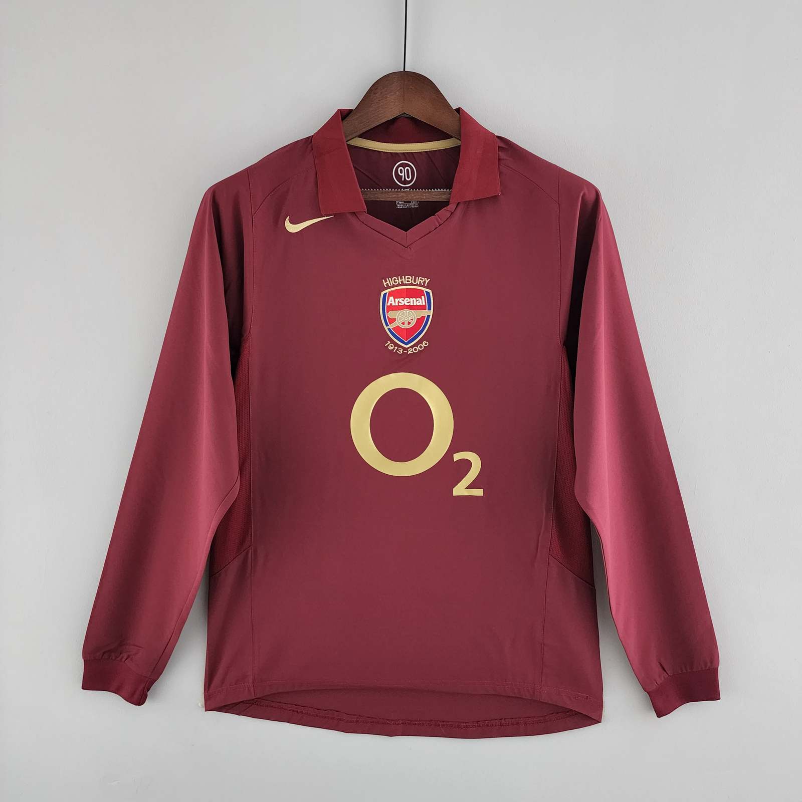 05 06 Arsenal Home Long Sleeves 05 06 阿森纳 主场 长袖