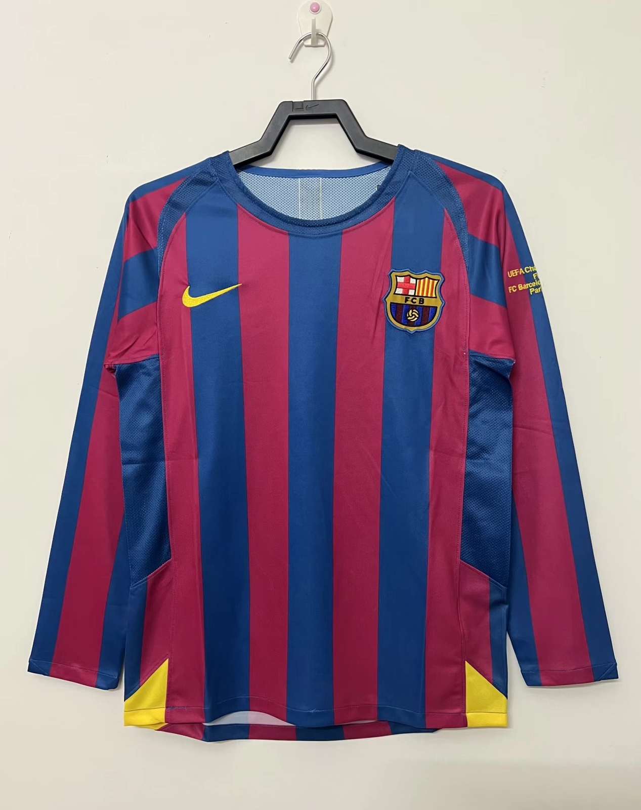 05 06 Barcelona home Champions League long sleeve S-XXL 05 06 巴萨 主场 欧冠 长袖 S-XXL