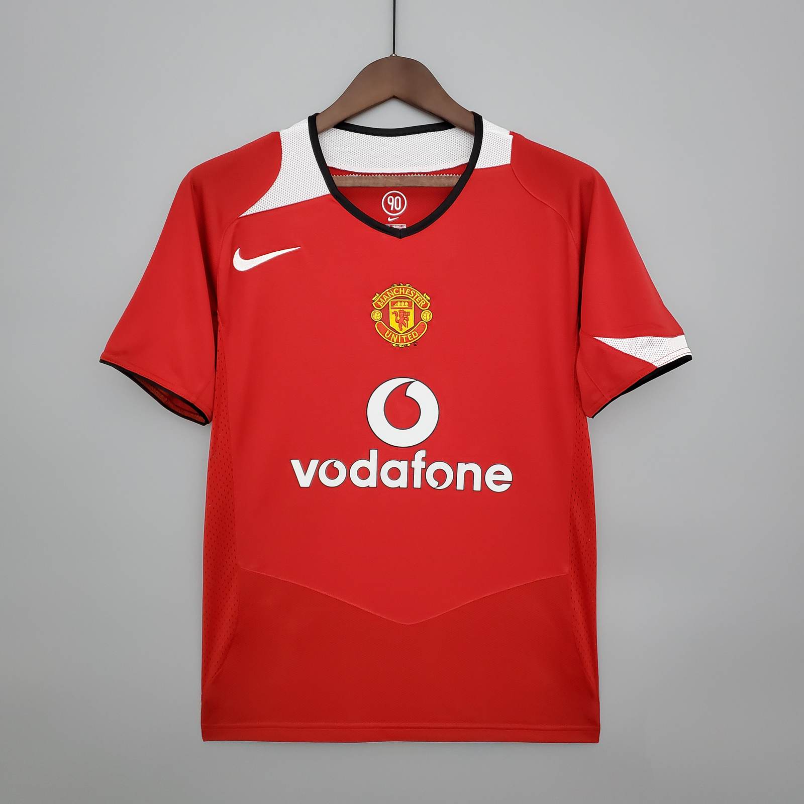05 06 Man united Home Red Retro Short Sleeve 05 06 曼联 主场 红色 复古短袖