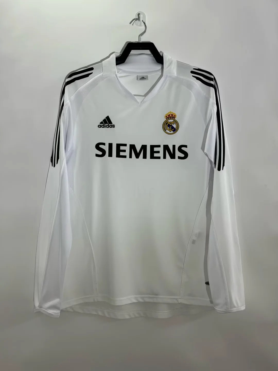05 06 Real madrid RM home long sleeves Retro size S-2XL 05 06 皇马 主场 长袖