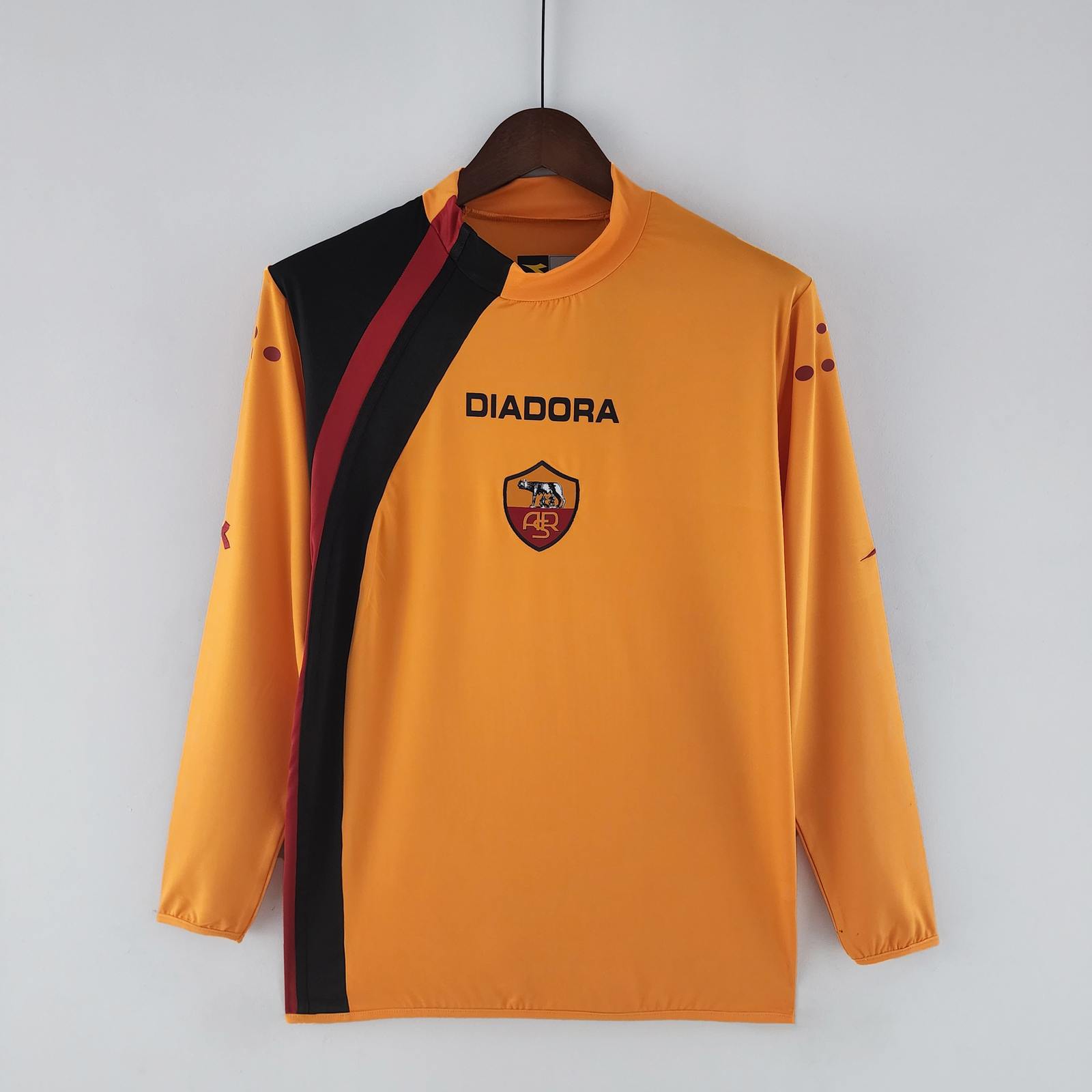 05 06 Roma Home Long Sleeve Retro 05 06 罗马 主场 长袖 复古