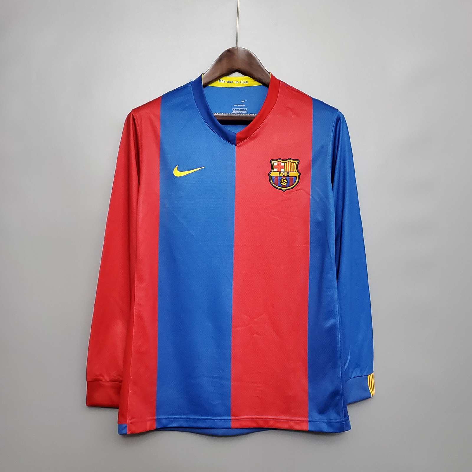 06 07 Barcelona Long sleeve home retro S-XXL 巴萨复古长袖