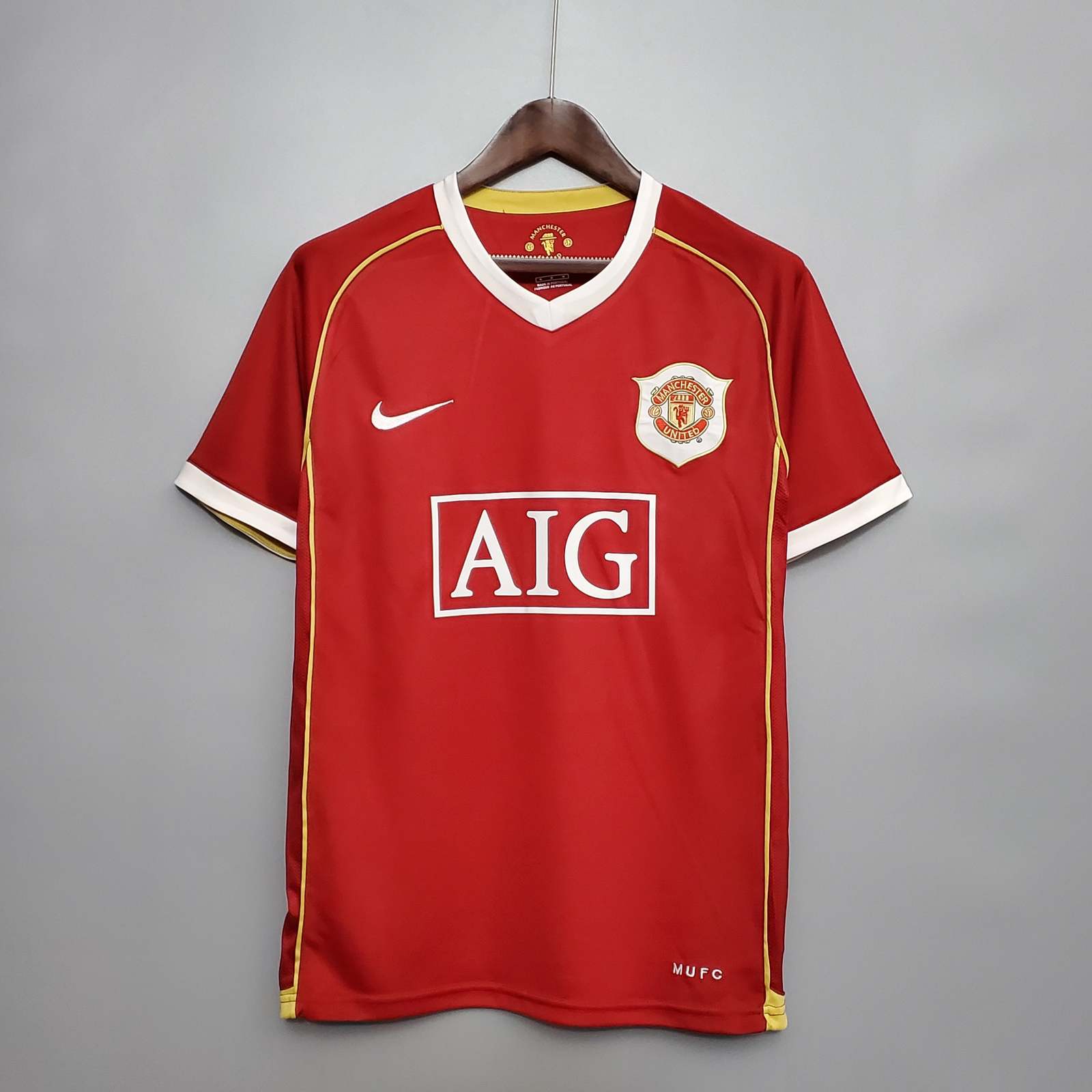 06 07 Man united home retro S-XXL 06 07 曼联 主场
