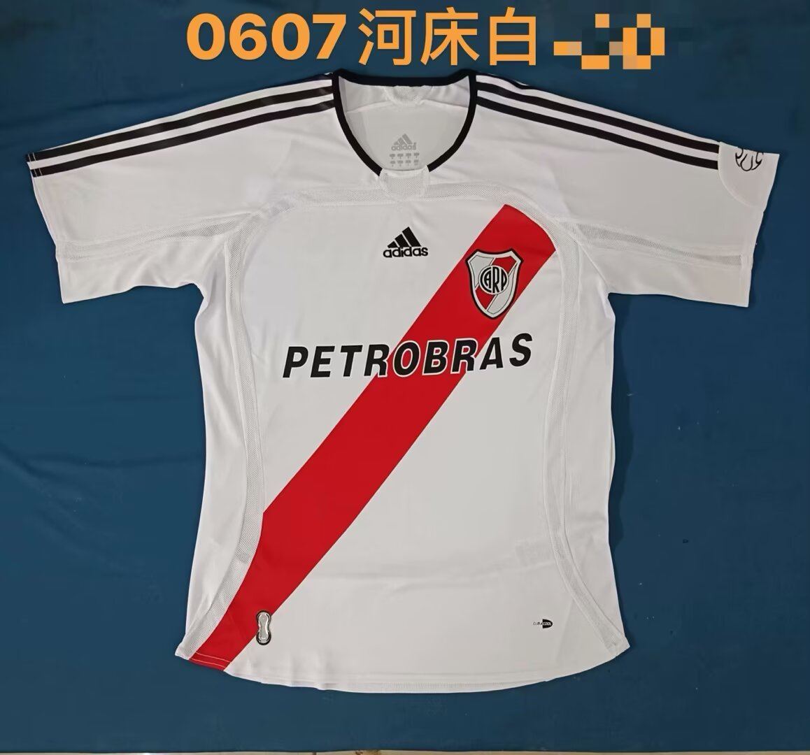 06 07 River plate home retro 06 07 河床 主场 复古