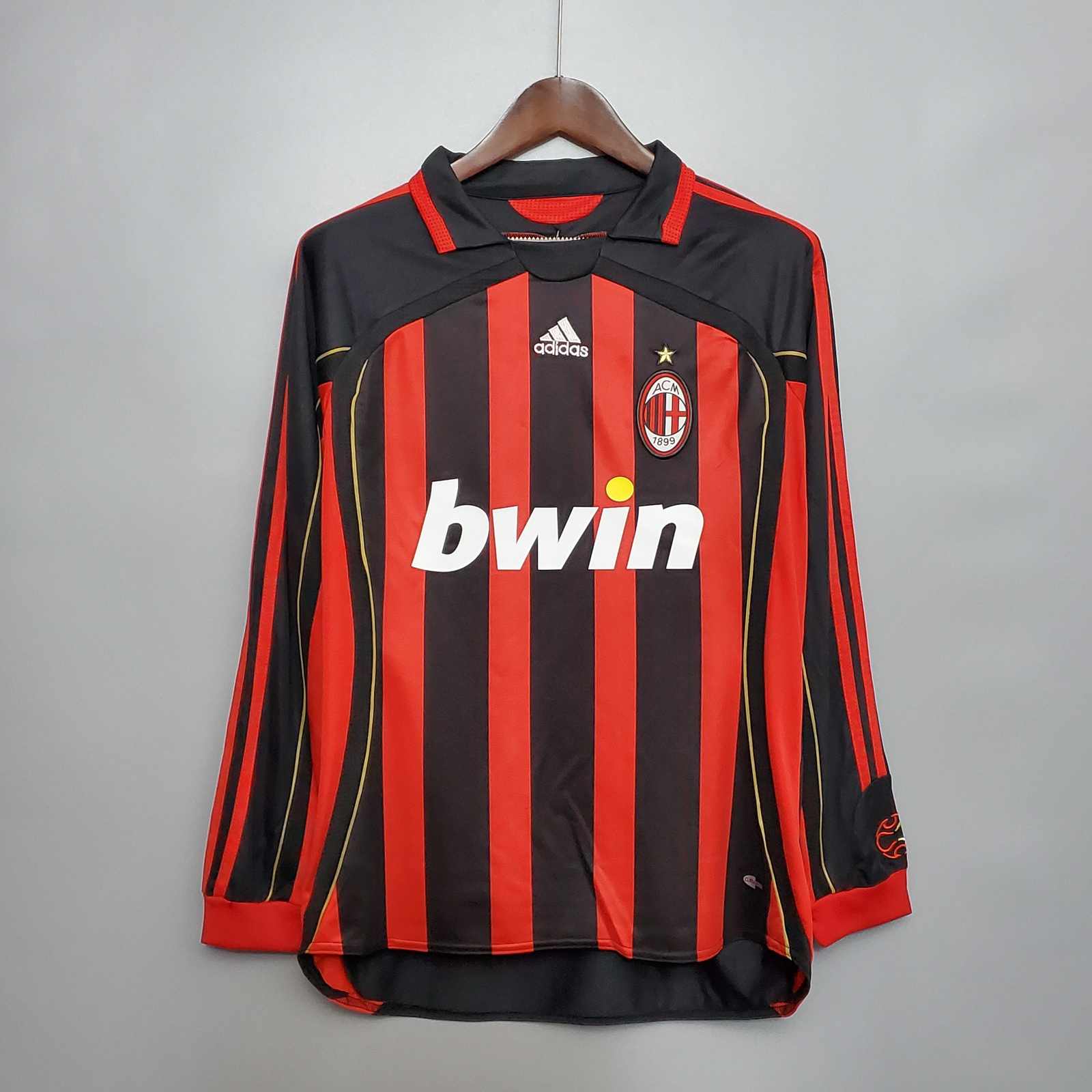 06 AC Milan home red long sleeves 06款 AC米兰 主场 红色长袖