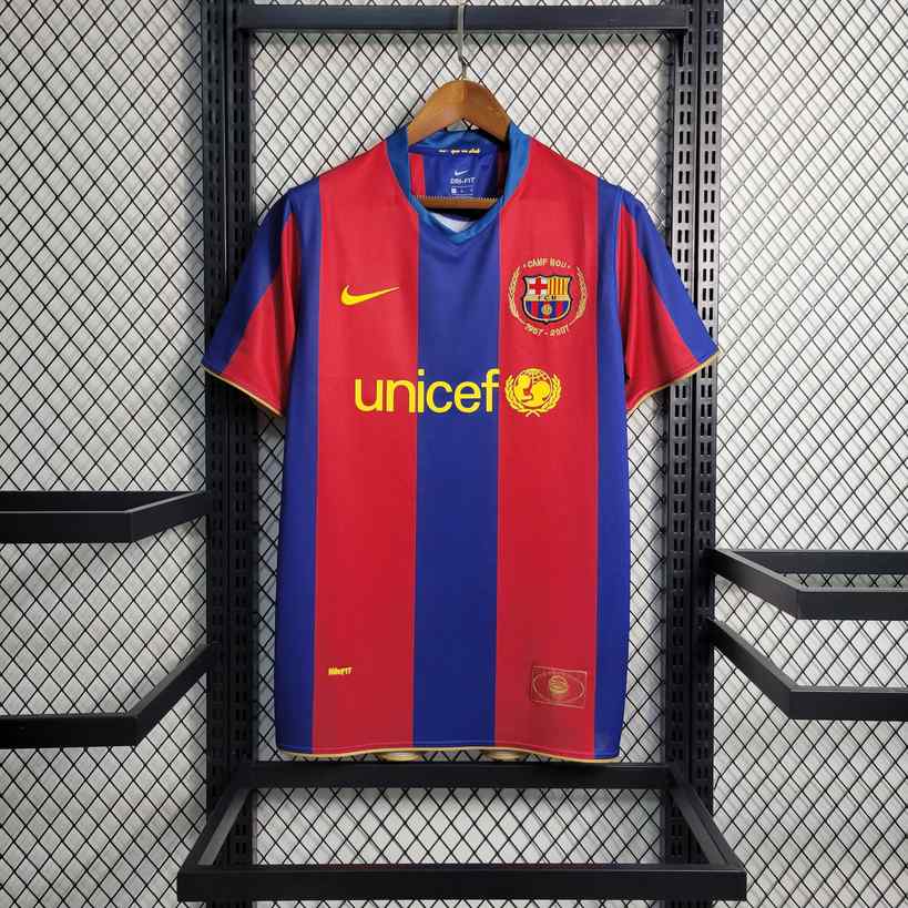 07 08 Barcelona home retro 07 08 巴萨 主场 复古