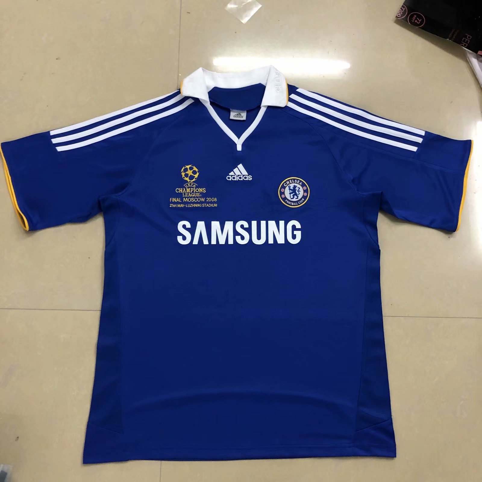 07 08 Chelsea home Euro champion finals 07 08 切尔西 主场 欧冠决赛 复古