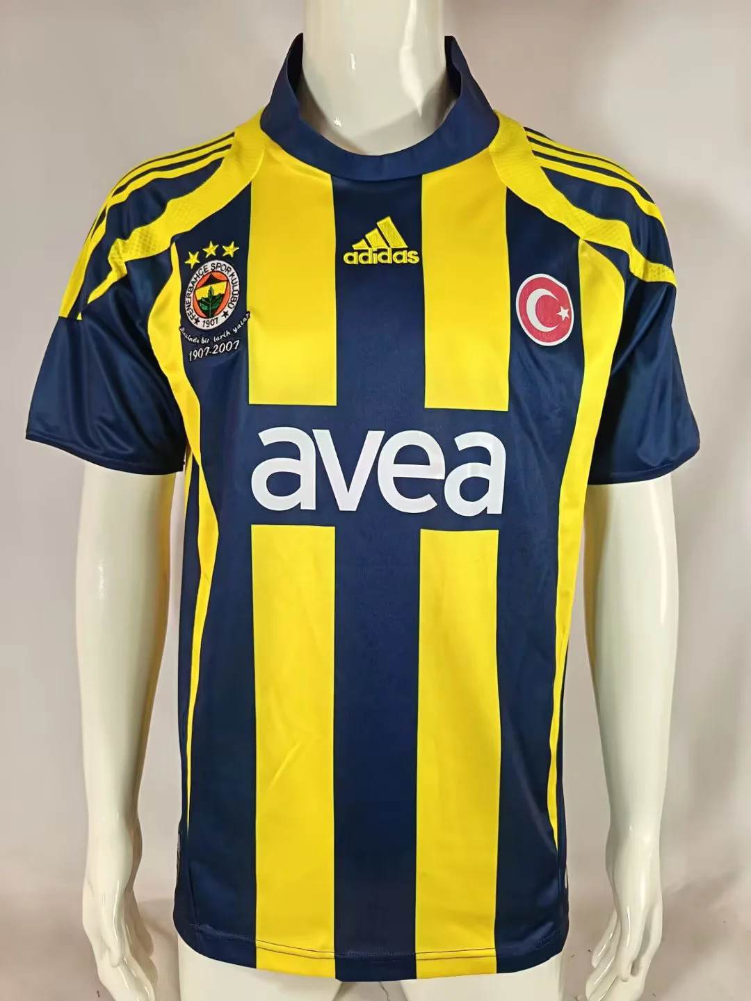 07 08 Fenerbahce home Retro size S-2XL 07 08 费内巴切 主场
