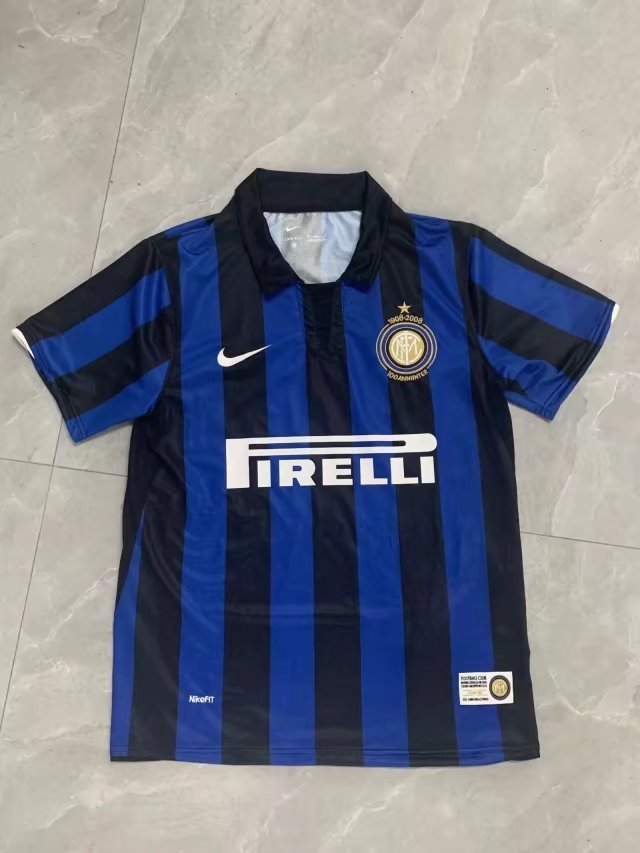 07 08 Inter Milan home retro S-2XL 07 08 国际米兰 主场 复古 S-2XL