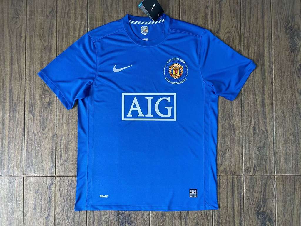 07 08 Man united champion league retro 07 08 曼联 客场 （欧冠版）短袖