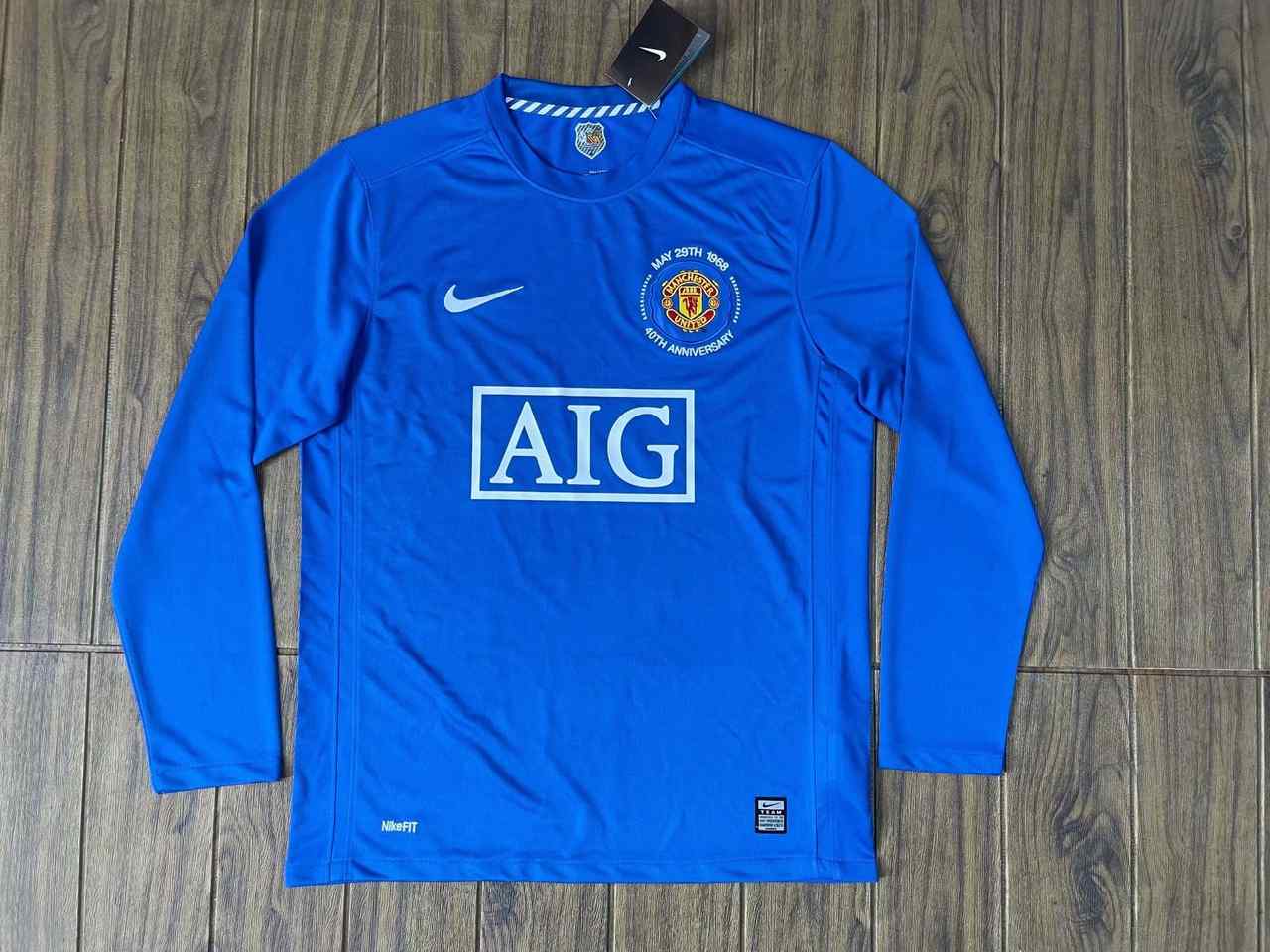 07 08 Man united champion league retro long sleeve 07 08 曼联 客场 （欧冠版）长袖