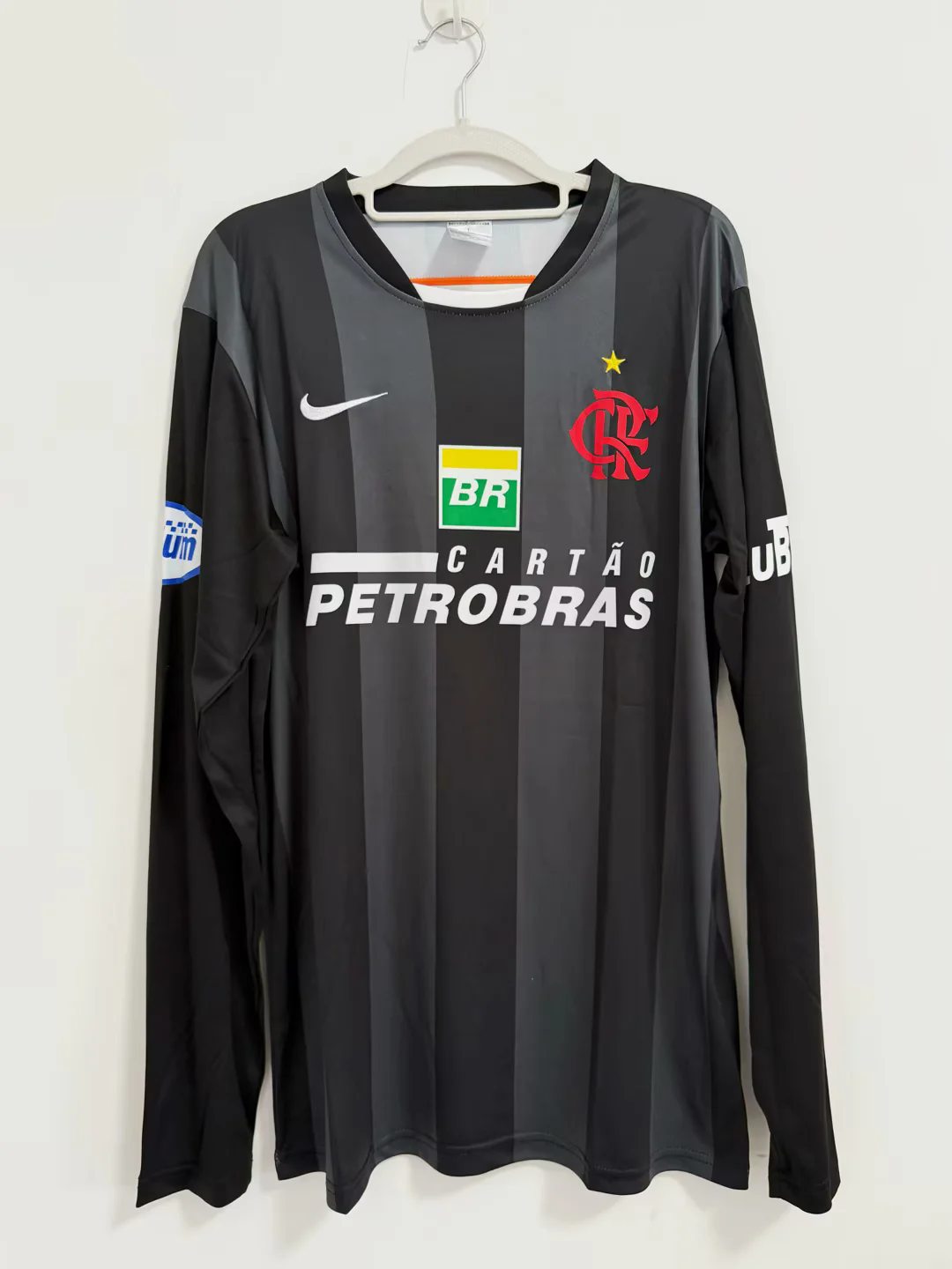 07 Flamengo GK black long sleeves Retro size S-2XL 07 弗拉门戈 守门员 长袖