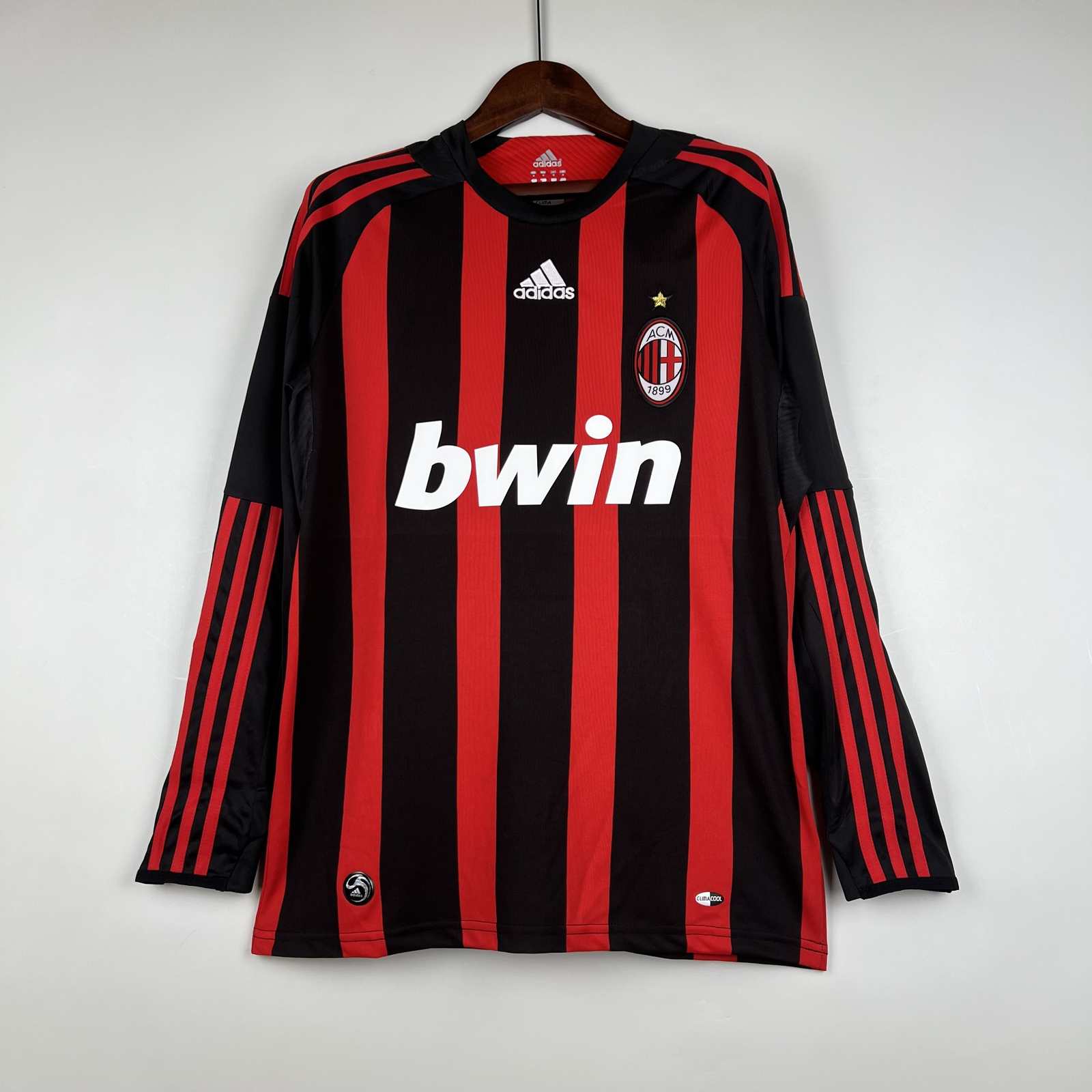08 09 AC Milan Home long sleeve retro S-XXL 08 09 AC 主场 长袖