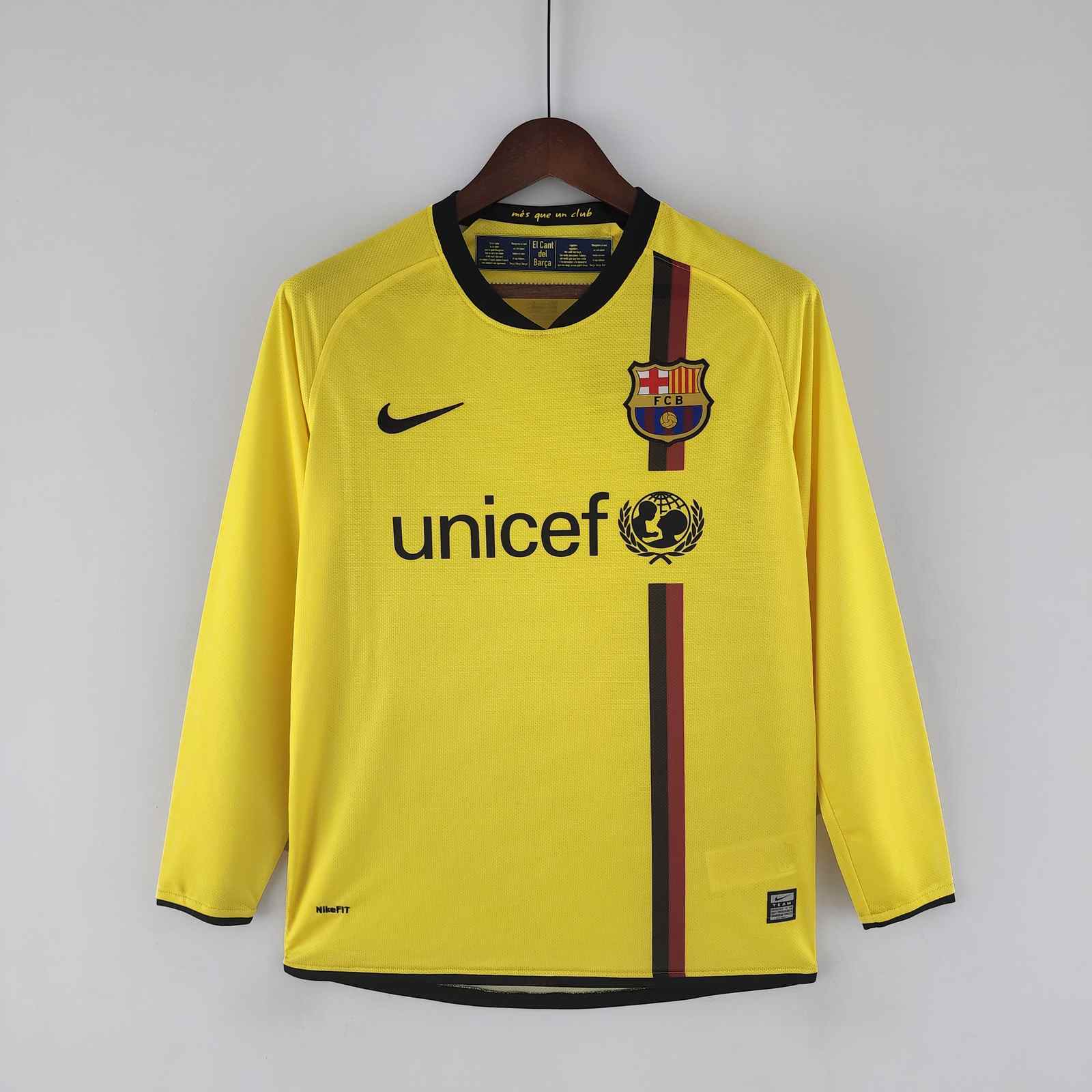 08 09 Barcelona Away Long Sleeve Vintage S-XXL 08 09 巴萨 客场 长袖 复古 S-XXL