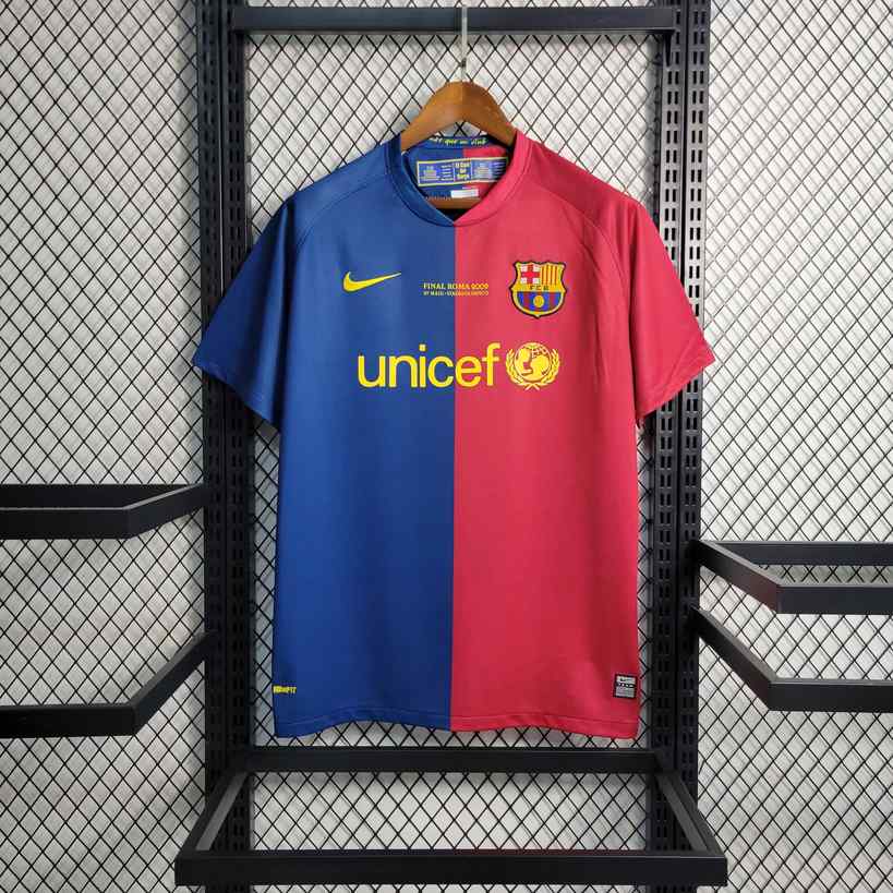 08 09 Barcelona home Champions League edition retro 08 09 巴萨 主场 欧冠版 复古