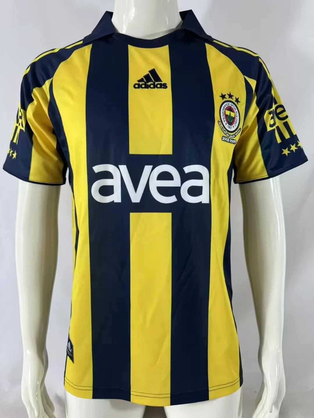08 09 Fenerbahce home retro size S-2XL 08 09 费内巴切 主场