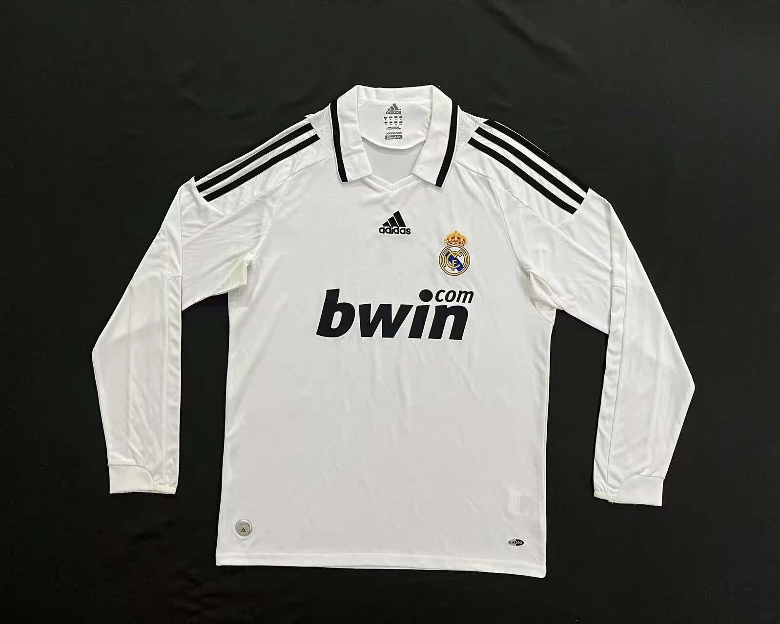 08 09 Real Madrid home long sleeved retro 08 09 皇马 主场 长袖 复古