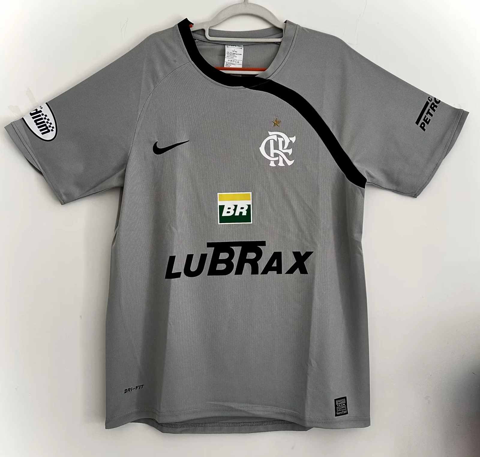 08 Flamengo goalkeeper grey Retro size S-2XL 08 弗拉门戈 守门员
