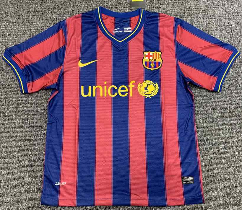 09 10 Barcelona home retro 09 10 巴萨 主场 复古
