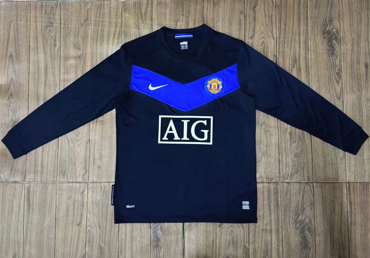 09 10 Man united away long sleeves retro 09 10 曼联 客场 长袖