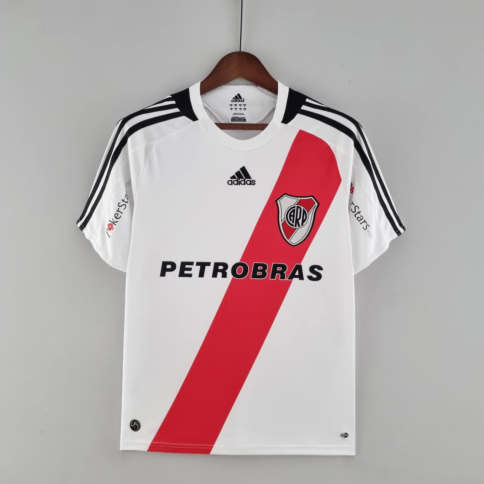 09 10 River Plate home Retro S-XXL 09 10 河床 主场