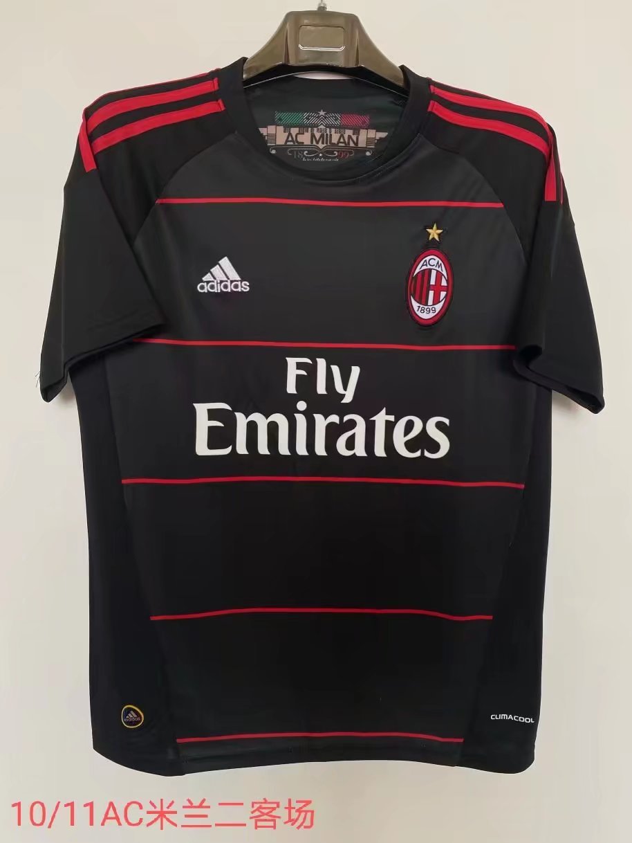 10 11 AC Milan third Away Retro S-2XL 10 11 AC米兰 二客 复古 S-2XL