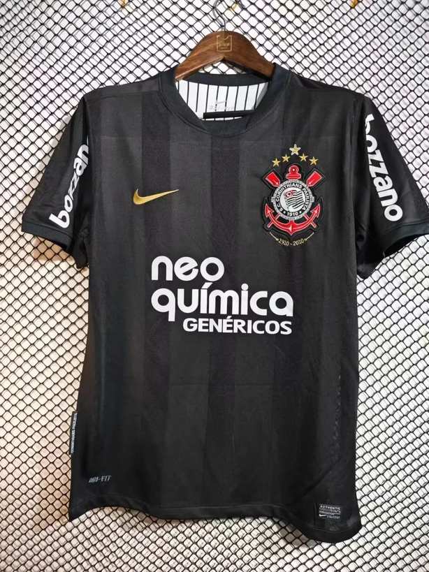 10 11 Corinthians away Retro size S-2XL 10 11 科林蒂安 客场