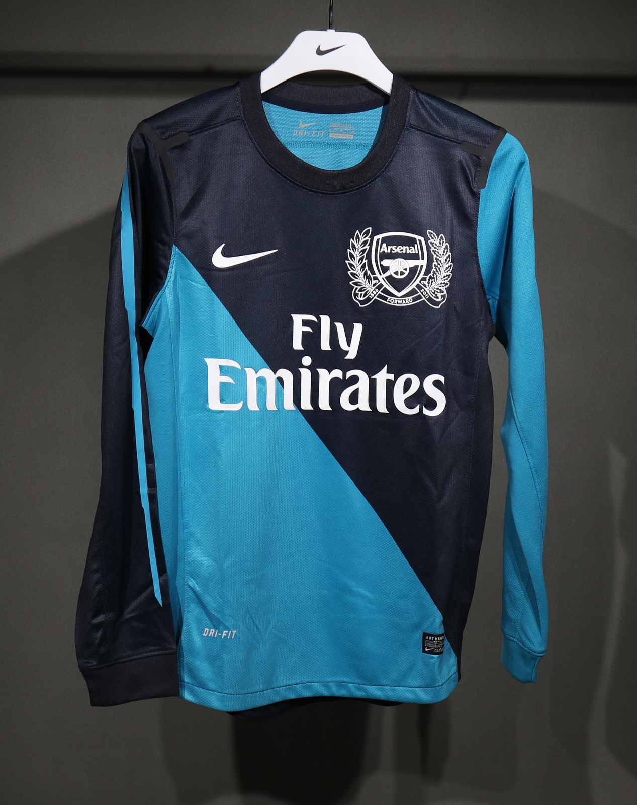 11 12 Arsenal away long sleeves player version Retro size S-XXL 11 12 阿森纳 客场 长袖