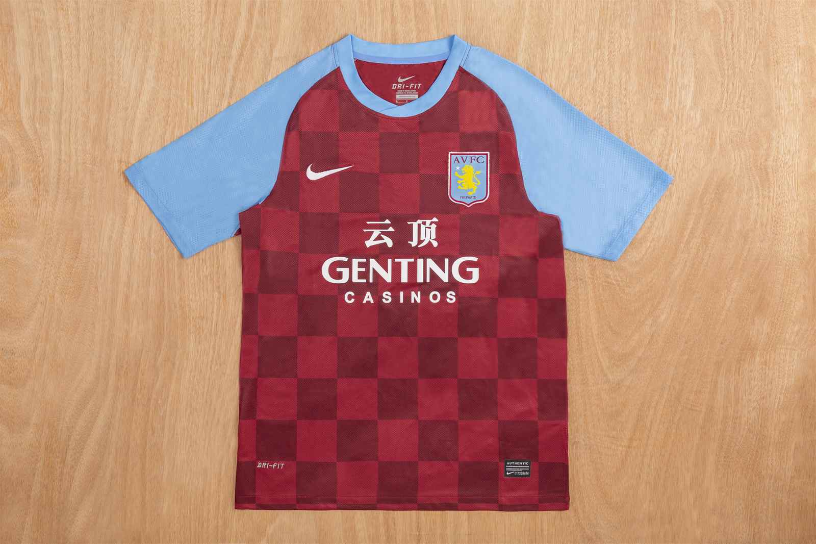 11 12 Aston Villa home retro 11 12 阿斯顿维拉 主场 复古