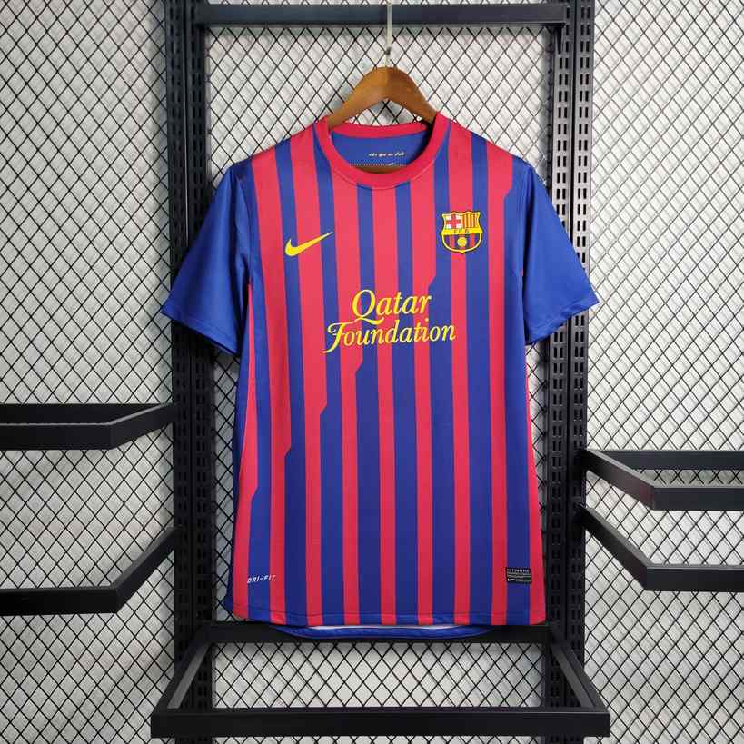 11 12 Barcelona Home retro Size S-XXL 11 12 巴萨 主场