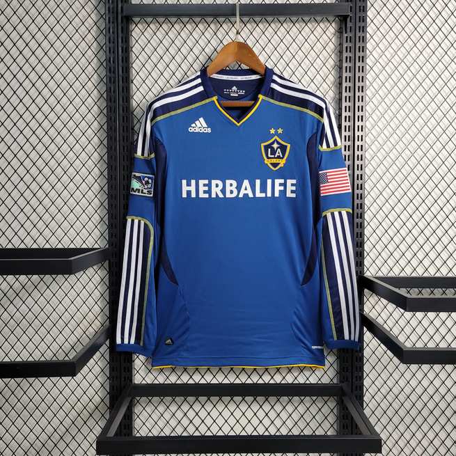 11 12 LA Galaxy away long sleeved retro 11 12 银河队 客场 长袖 复古