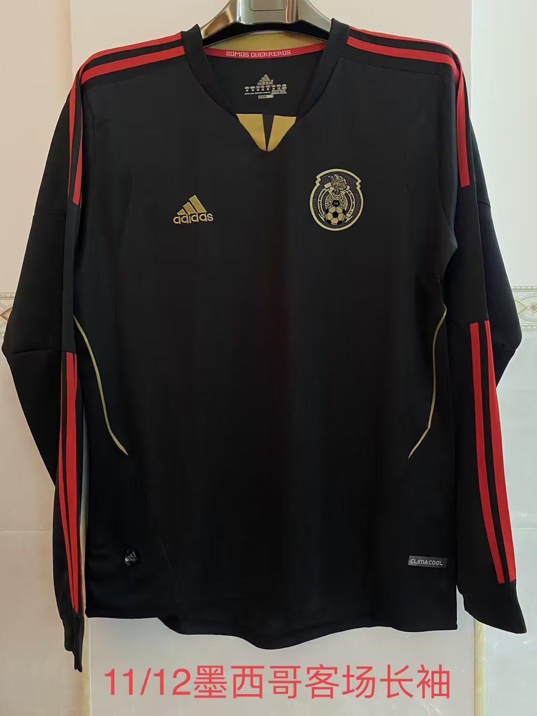 11 12 Mexico Away Long Sleeve Retro S-2XL 11 12 墨西哥 客场 长袖 复古 S-2XL