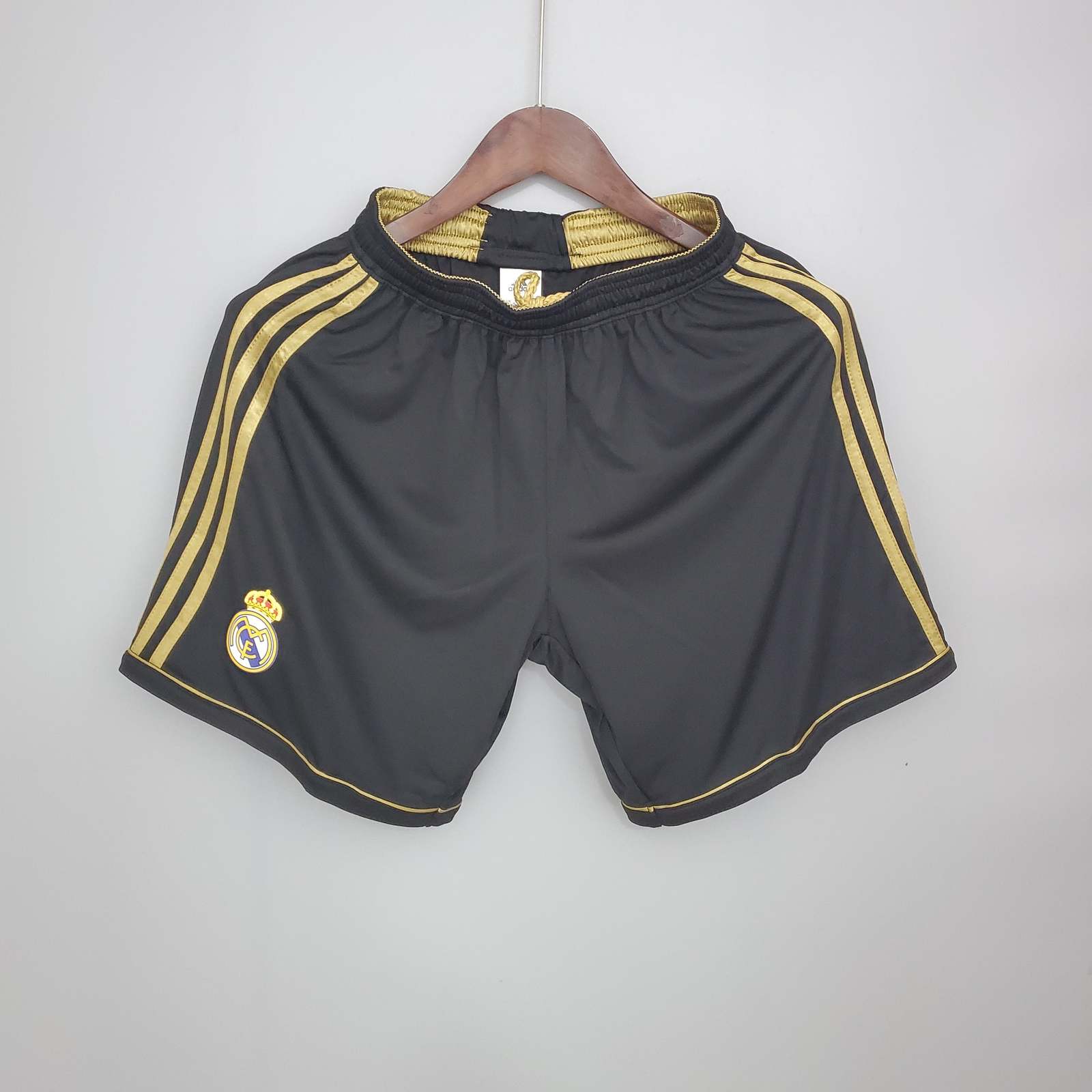 11 12 Real Madrid away retro black shorts S-XXL 皇马客场复古短裤