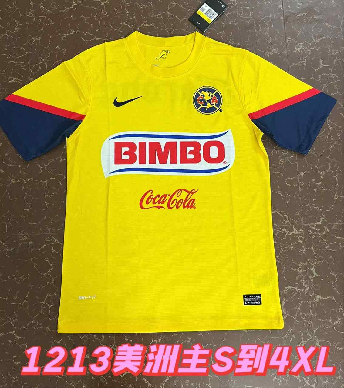 12 13 Americas CA home retro size S-2XL 12 13 美洲 主场