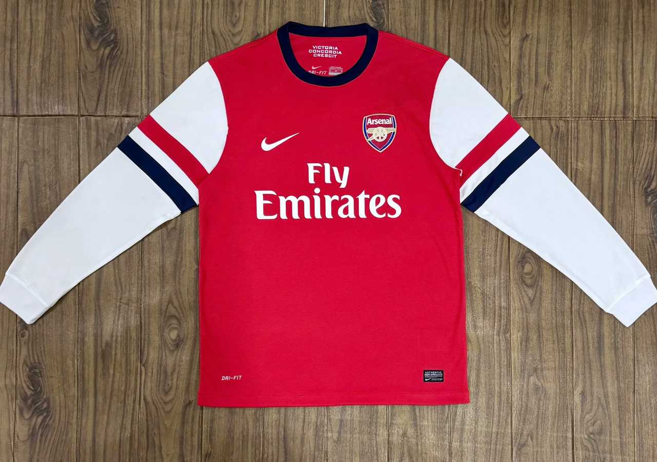 12 13 Arsenal Home long Sleeve Retro 12 13 阿森纳 主场 长袖 复古