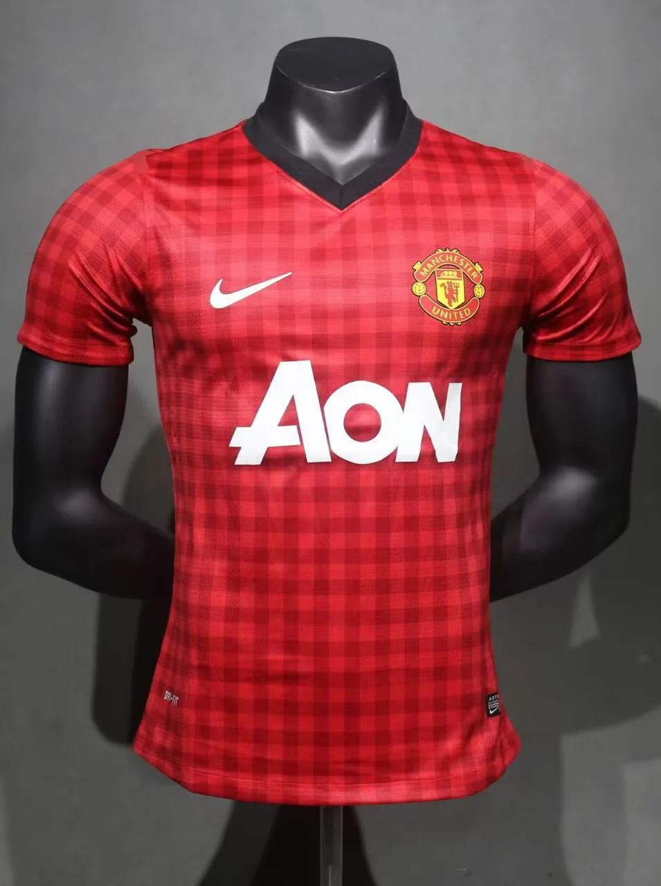 12 13 Man united home player version size S-2XL 12 13 曼联 主场 球员