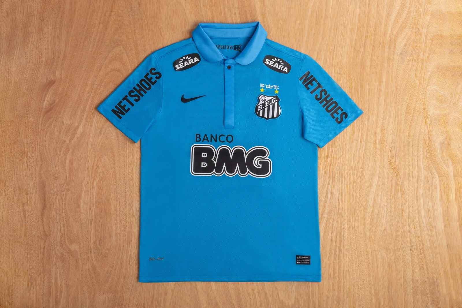 12 13 Santos third away Retro size S-2XL 12 13 桑托斯 二客