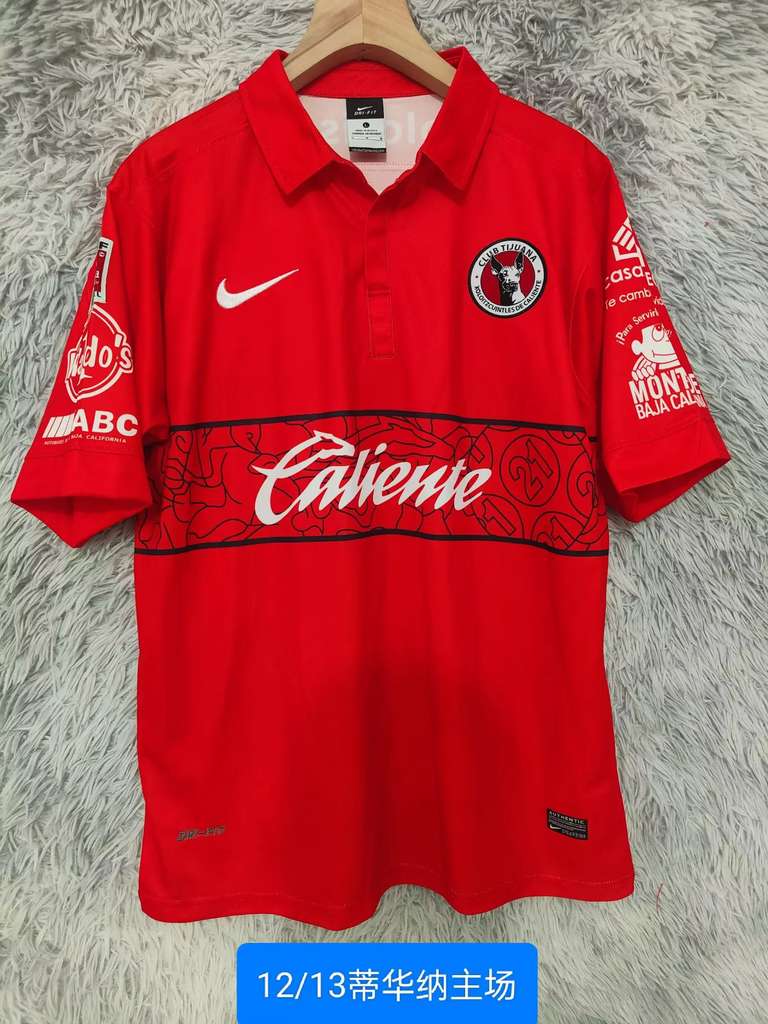 12 13 Tijuana home retro size S-2XL 12 13 蒂华纳 主场