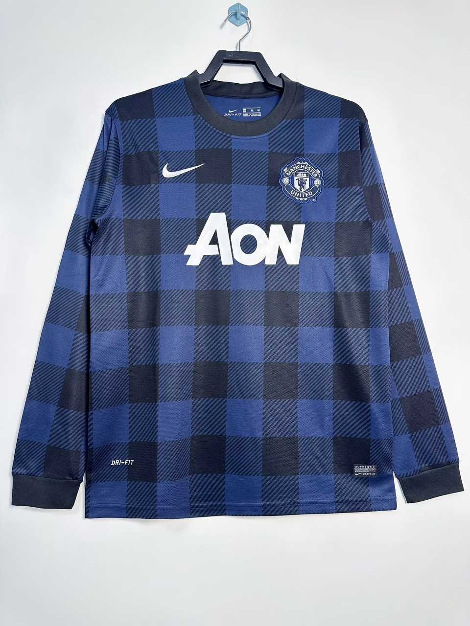 13 14 Man united away long sleeves Retro size S-2XL 13 14 曼联 客场 长袖
