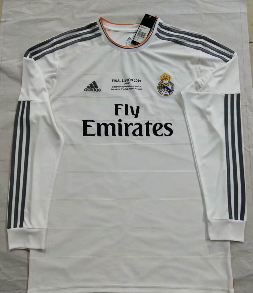 13 14 Real Madrid Home Long Sleeve Retro S-XXL 2013 14 皇马 主场 长袖 复古 S-XXL