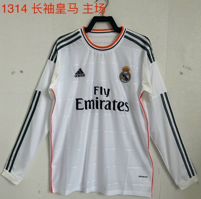 13 14 Real Madrid home long sleeve retro 13 14 皇马 主场 长袖 复古