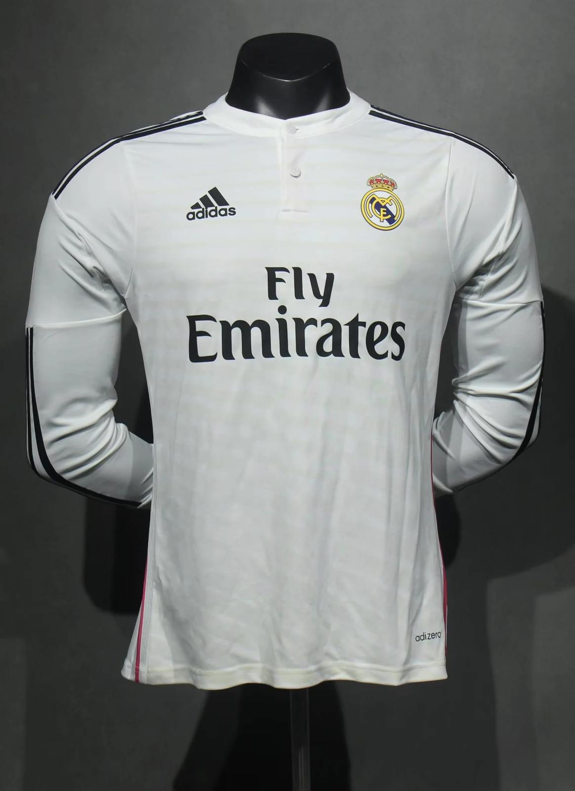 14 15 Real madrid home long sleeves player version size S-2XL 14 15 皇马 主场 长袖 球员
