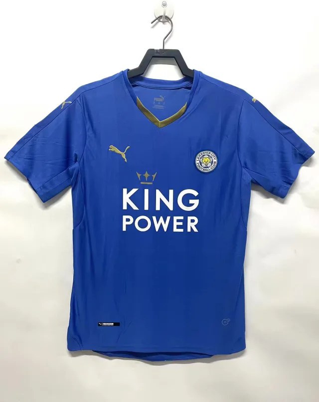 15 16 Leicester City home Retro 15 16 莱斯特城 主场