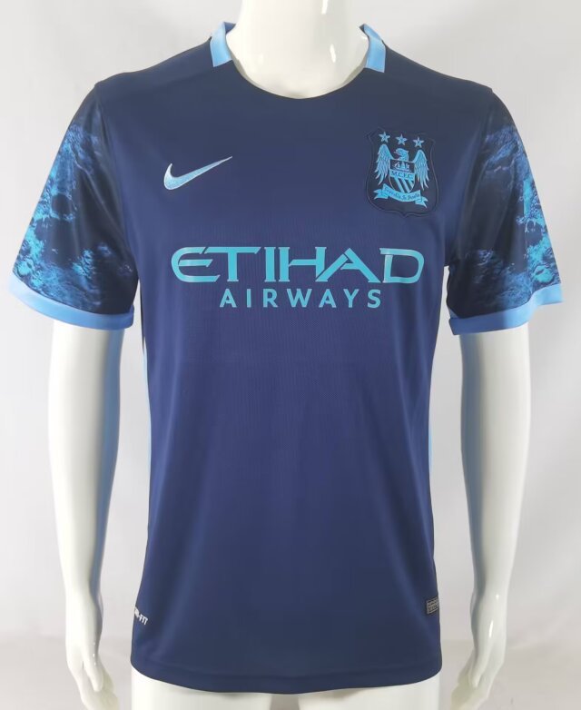 15 16 Manchester city away retro S-XXL 15 16 曼城 客场 复古 S~XXL